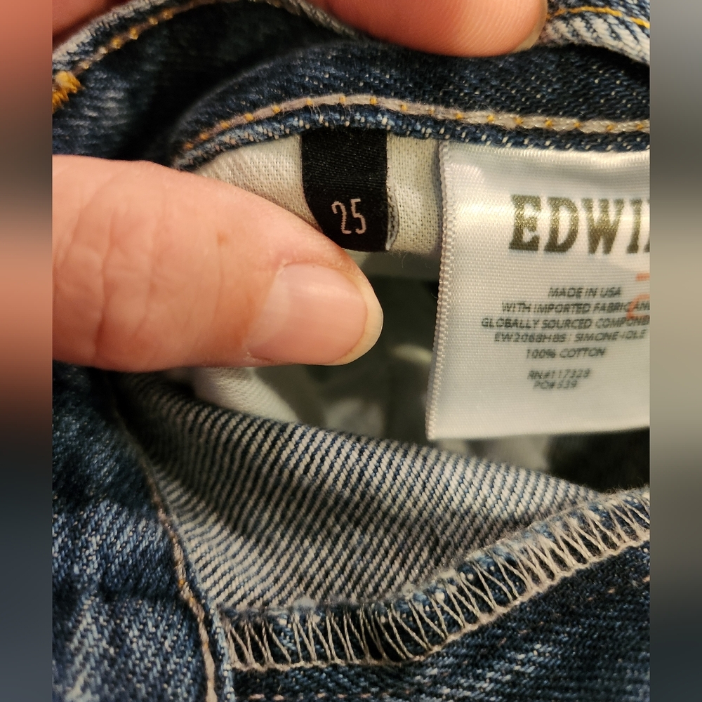 Edwin straight leg denim jeans NWOT‎ - Picture 9 of 12